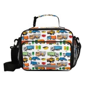xdmxy reusable lunch bags for boys girls, shoulder bag lunchbox bags container for school work picnic (a-03)