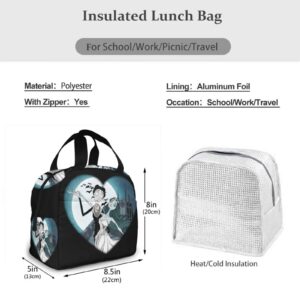 Corpse Bride Lunch Box Travel Bag Reusable Insulated Lunch Bags Picnic Tote Bag