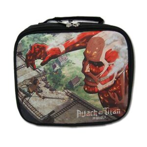 attack on titan - titan lunch bag anime backpack