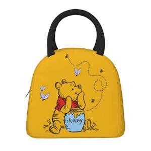 koiidisa cute cartoon bear lunch box large capacity insulated lunch bag for women picnic lunch bags