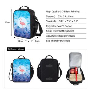 Dispalang Basketball School Lunch Bag for Boys Cool Thermal Lunch Container Insulated Cooler Bag