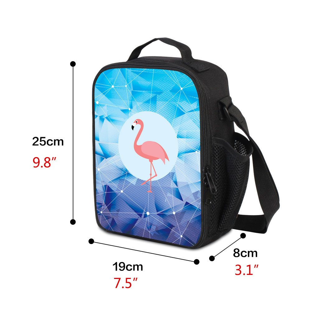 Dispalang Basketball School Lunch Bag for Boys Cool Thermal Lunch Container Insulated Cooler Bag