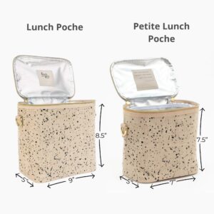 SoYoung, Lunch Bag Petite Poche Black Paper Gold Splat