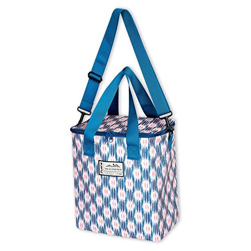 KAVU Takeout Tote XL Insulated Tote Grocery Cooler Bag -Hazy Impressions