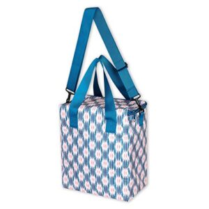 KAVU Takeout Tote XL Insulated Tote Grocery Cooler Bag -Hazy Impressions