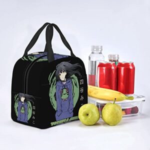 Anime Mieruko-Chan Lunch Bag Reusable Insulated Tote Meal Bag For Women Mens Boy Girl Work Outdoor Picnic Travel