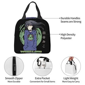 Anime Mieruko-Chan Lunch Bag Reusable Insulated Tote Meal Bag For Women Mens Boy Girl Work Outdoor Picnic Travel