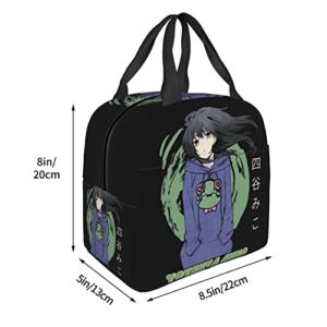 Anime Mieruko-Chan Lunch Bag Reusable Insulated Tote Meal Bag For Women Mens Boy Girl Work Outdoor Picnic Travel