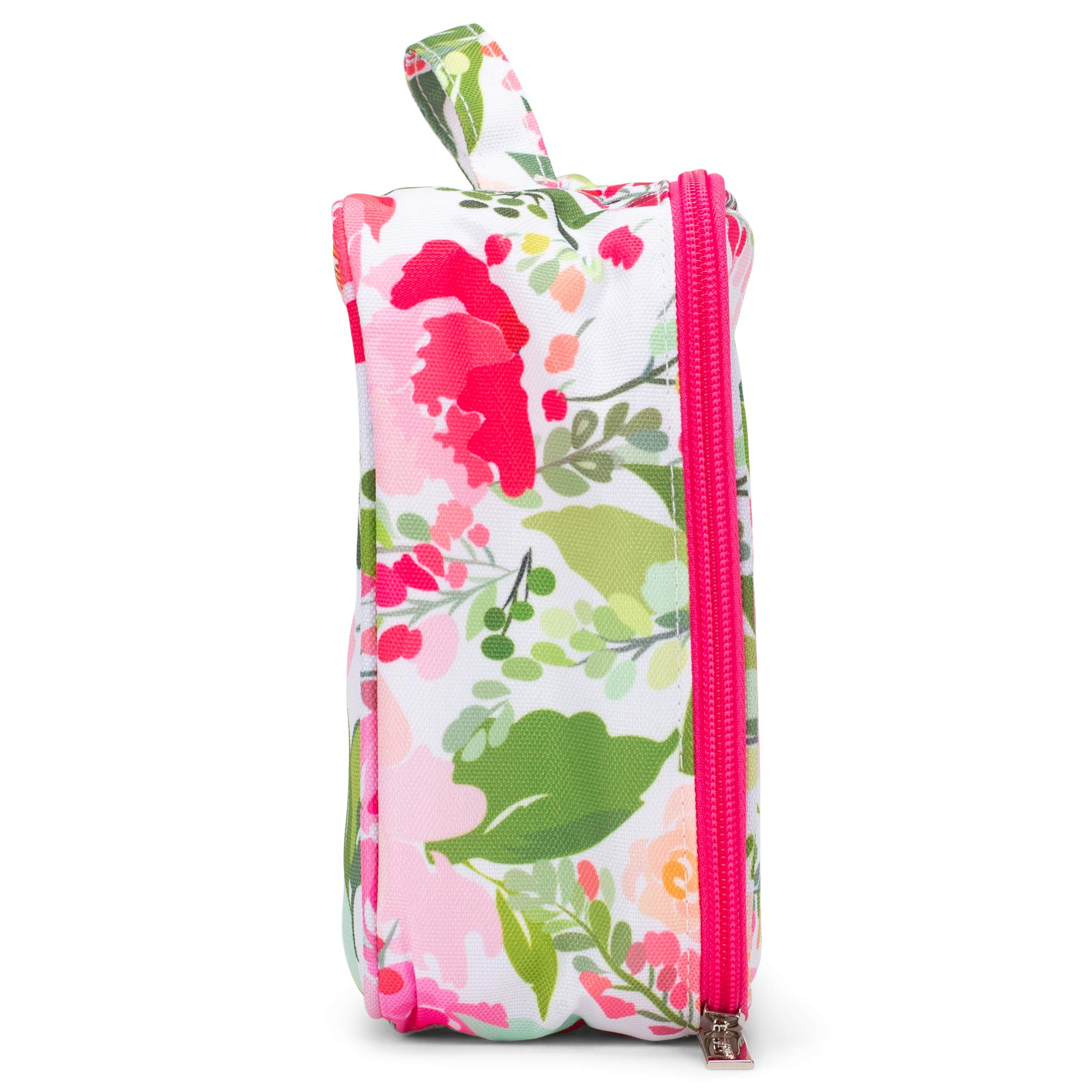 Mary Square Charlotte Floral Peony Water Resistant Soft Cooler Insulated Lunch Bag Tote