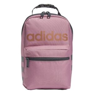 adidas santiago 2 insulated lunch bag, wonder orchid purple/rose gold, one size