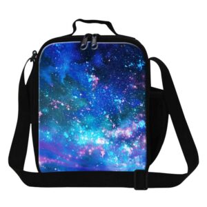 give me bag generic galaxy printed lunch bags for kids insulated lunch box cooler for adult