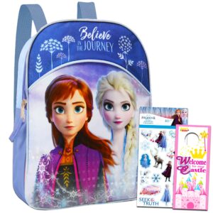 disney frozen elsa backpack ~ deluxe 11" frozen mini backpack, frozen 2 stickers