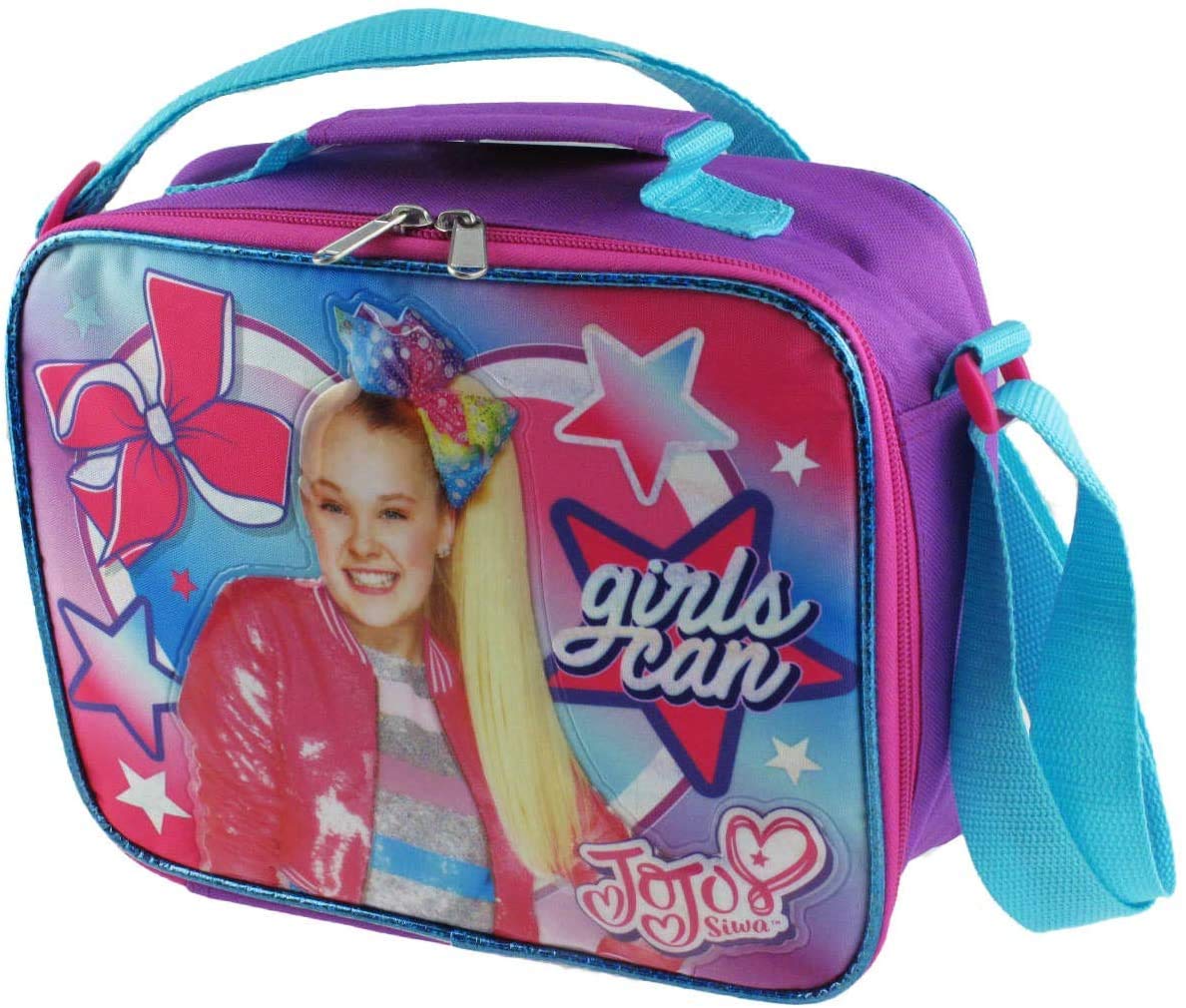 Nickelodeon JoJo Siwa Insulated Lunch Bag with Adjustable Shoulder Straps - A17331