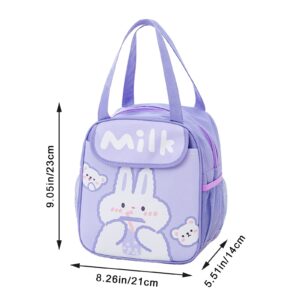 Kawaii Lunch Bag for Women Picnic Bag Outdoor Insulated Cooler Tote Bag Cute Animes Lunch Bags Large Capacity