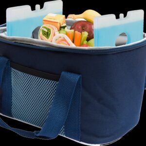 Jay Bags Slim Fit Ice Packs for Coolers, Lunch Boxes, and Lunch Bags, Reusable, 4.5" x 4.5" x 0.4" Inches, 4 Pack