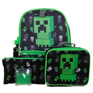 Minecraft 5pc Backpack Set