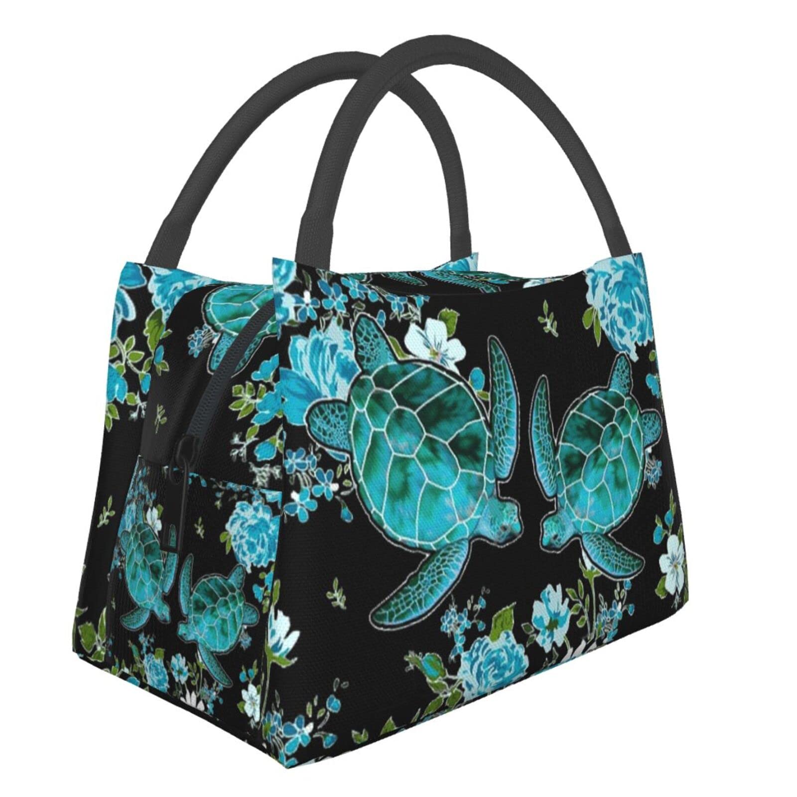 ASYG Sea Turtles Lunch Box Beach Bag Picnic Bags Tote Insulated ...