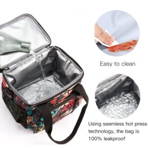 MOV COMPRA Movcompra Adult Insulated Lunch Box for Work + Insulated Snack Bag- Women Girls Reusable Sandwich & Snack Bags