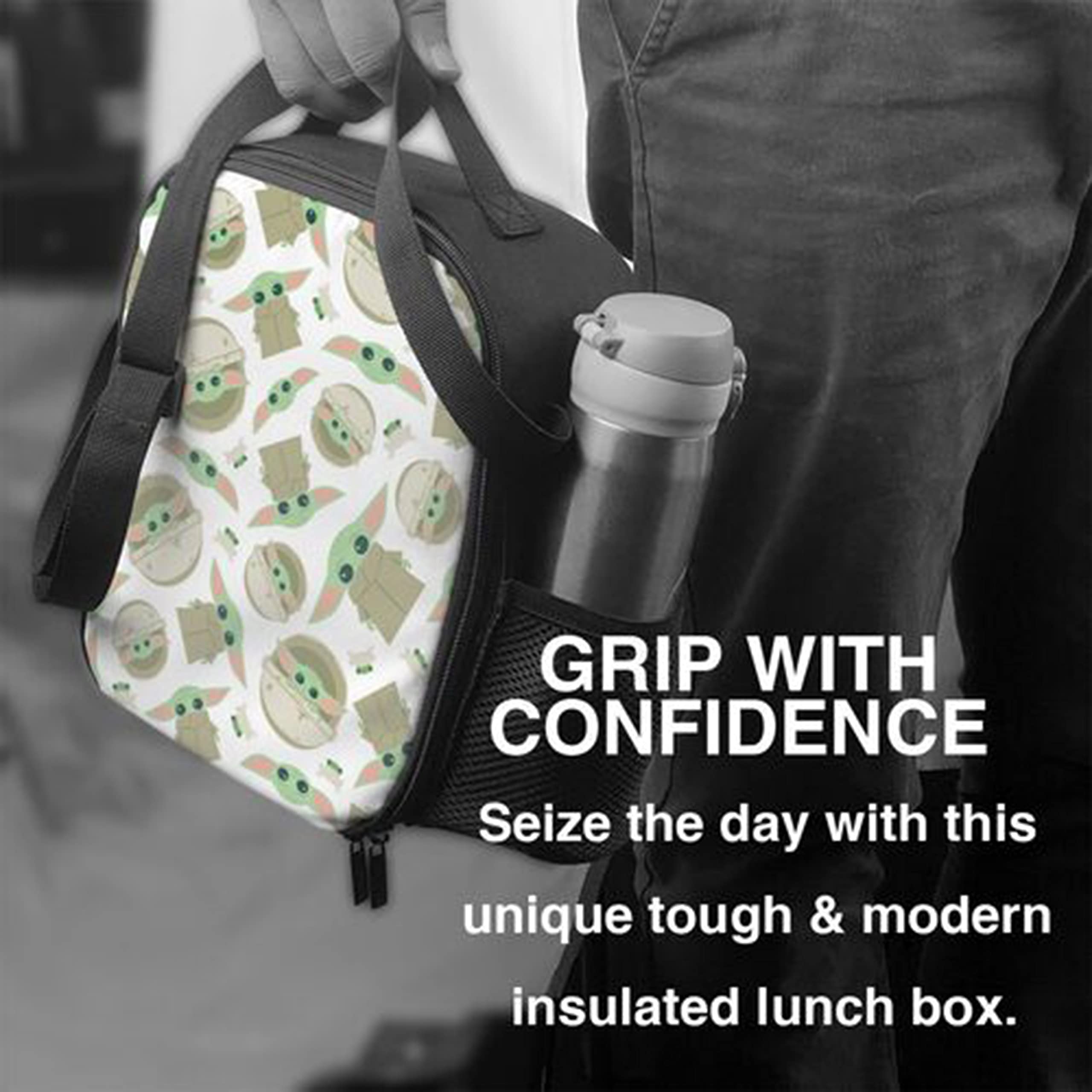 Insulated Lunch Bag Yo Lunch Bag for Women Men Picnic Office Bento Lunch Box