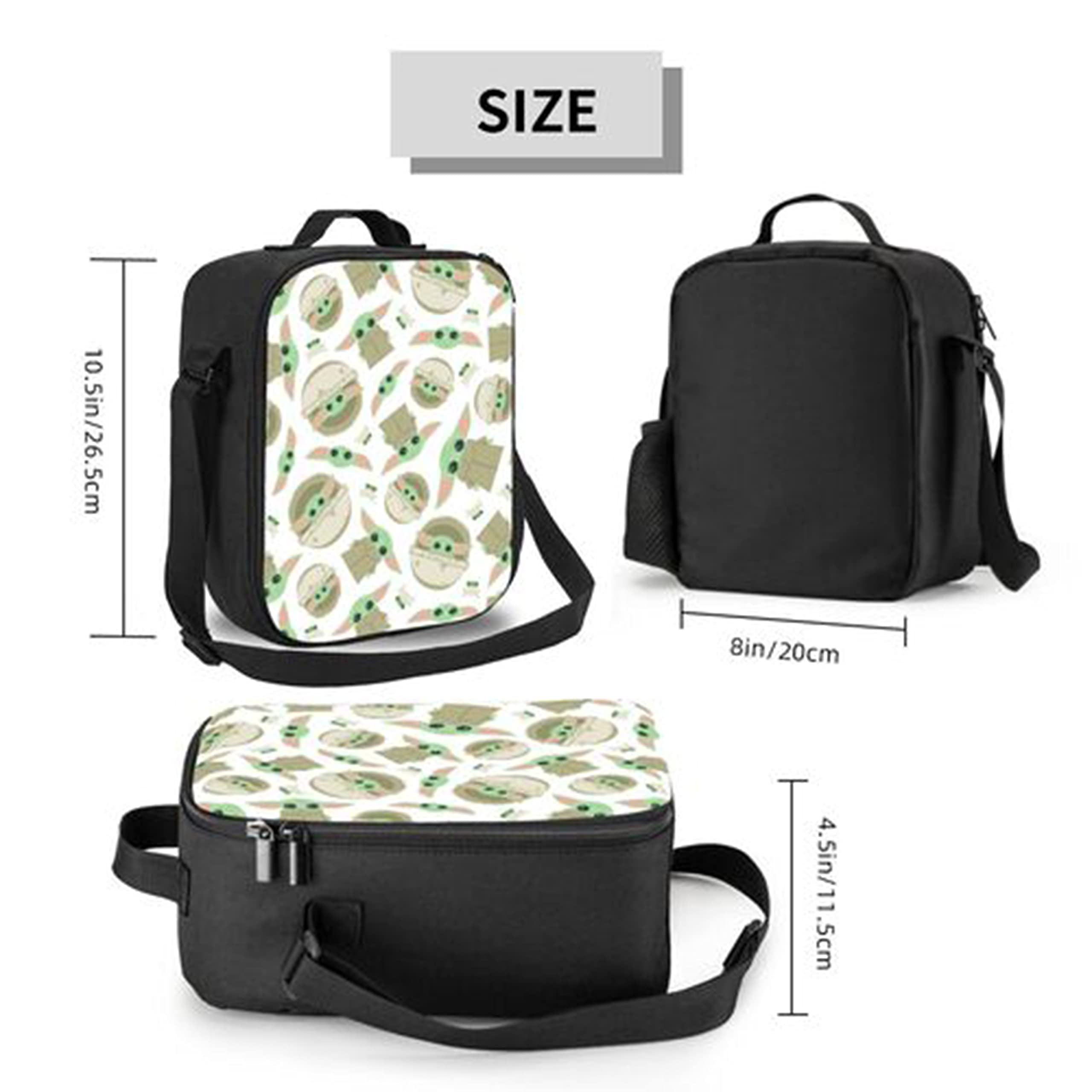 Insulated Lunch Bag Yo Lunch Bag for Women Men Picnic Office Bento Lunch Box