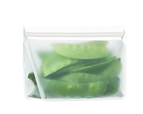 BlueAvocado Re-Zip Seal Reusable 1-Cup Snack and Lunch Bag, Pack of 2