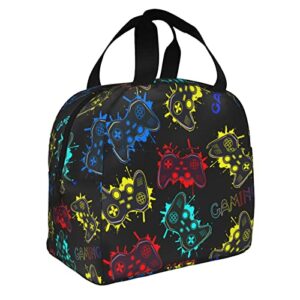 hellokugou lunch bag for kids witch hat broom owl reusable lunch box portable handbag box travel beach picnic