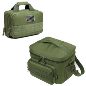 dbtac range bag xs + dbtac tactical lunch bag with soft liners (od green)