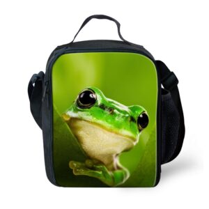 3d frog lunch bag kids small school shoulder cooler bags stylish for children