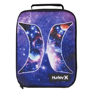 hurley men's insulated lunch tote bag, space, o/s