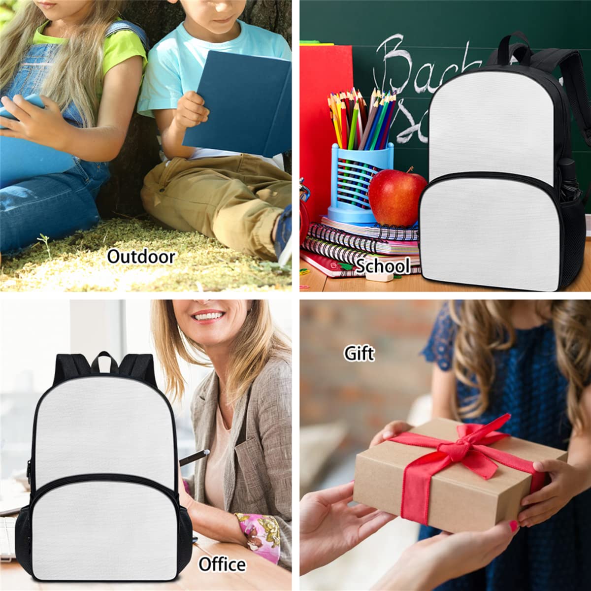 Glomenade Flame Water Basketball Lunch Bags Reusable Thermal Lunch Pouch Sack Fire Ice Ball Schoolbags Bookbags with Pencil Bag Snacks Organizer Back to School