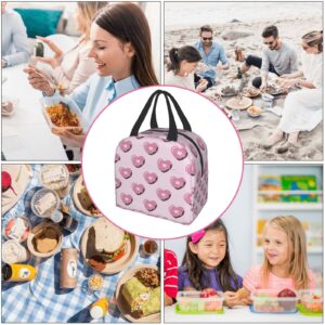 Cute Donut Lunch Box Insulated Lunch Boxes Waterproof Lunch Bag Eusable Repeat Lunch Tote