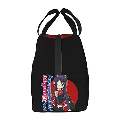 BEGOAT Love Chunibyo Other Delusions Lunch Bag Manga Printed Waterproof Tote Bag Insulated Lunch Box Business Trip Picnic Beach Fishing Work