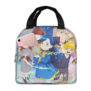 begoat ascendance of a bookworm lunch bag manga printed moisture-proof tote bag insulated lunch box shopping picnic beach fishing work