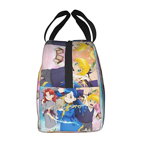 BEGOAT Ascendance Of A Bookworm Lunch Bag Manga Printed Moisture-Proof Tote Bag Insulated Lunch Box Shopping Picnic Beach Fishing Work