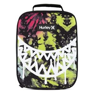 hurley men's insulated lunch tote bag, multi, o/s