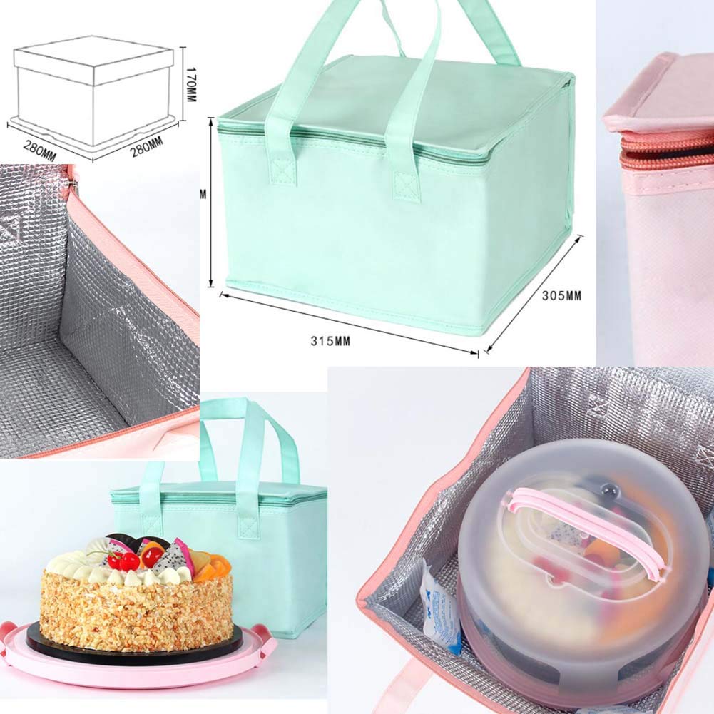 Alien Storehouse Reusable Grocery Bag Cake Insulated Bag Cake Cooler Carrier - 11