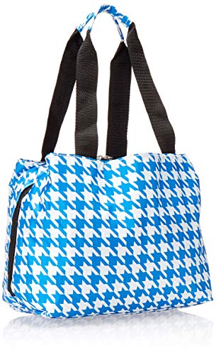 Nicole Miller of New York Insulated Lunch Cooler- Summer 2015 Colors - 11 Lunch Tote (Houndstooth Blue)