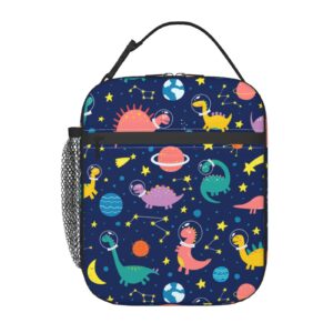 dinosaur dino fun lunch bag insulated lunch box reusable lunchbox waterproof portable lunch tote for men boys