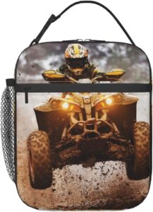 dicitnet atv quad bike lunch box reusable insulated lunch bag ladies men's lunch box suitable for camping office school
