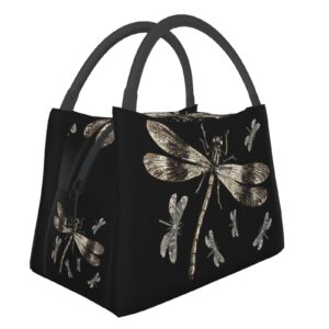dragonfly lunch box women bag picnic bags animal tote insulated portable womens lunch bag container meal bag