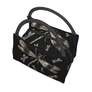 Dragonfly Lunch Box Women Bag Picnic Bags Animal Tote Insulated Portable Womens Lunch Bag Container Meal Bag