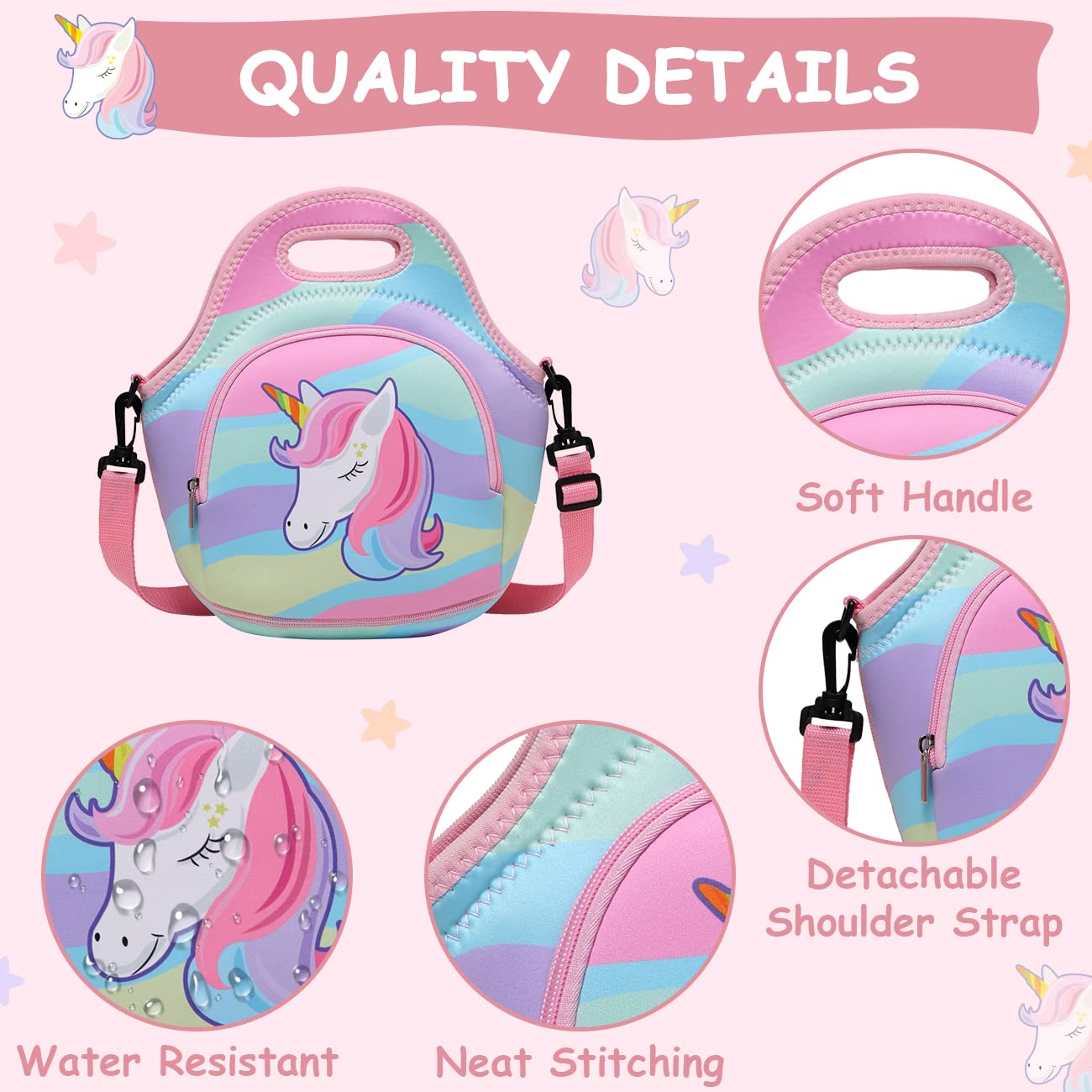 Chasechic Unicorn Lunch Bag and Dinosaur Lunch Bag