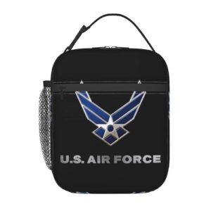 American Air Force Lunch Box Insulated Lunch Bag for Women Men Reusable Cooler Tote Bags for Work Picnic Outdoor