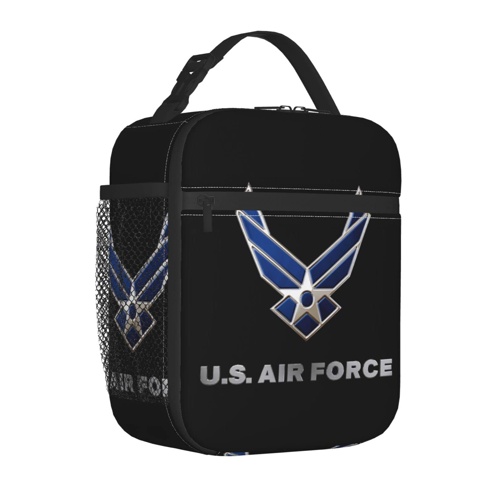 American Air Force Lunch Box Insulated Lunch Bag for Women Men Reusable Cooler Tote Bags for Work Picnic Outdoor