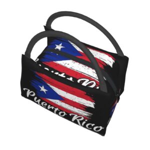 ASYG Puerto Rico Lunch Box Picnic Bags Puerto Tote Insulated Portable Puerto Decor Container Meal Bag