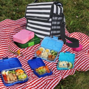 EcoJeannie Large Insulated Lunch Bag - Premium Reusable Cooler Tote for Hot and Cold Foods with Adjustable Shoulder Strap - Perfect Lunch Organizer for On-the-Go!