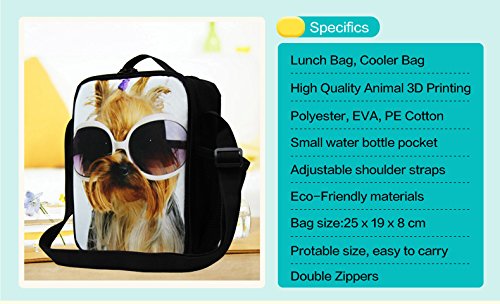 Generic Children Ball Pattern Lunch Bags for School Cool Mens Lunch Box Outdoor Picnic Bag