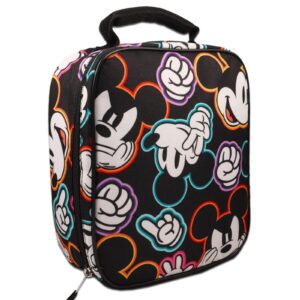 Mickey Mouse Lunch Bag for Kids Set - Mickey School Supplies Bundle with Mickey Mouse Lunch Box, Stickers, More | Mickey Mouse Lunch Bag