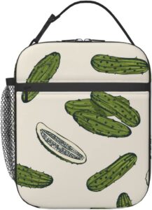 dicitnet lunch bag pickle cucumber lunch box reusable insulated lunch bag ladies men's lunch box suitable for camping office school