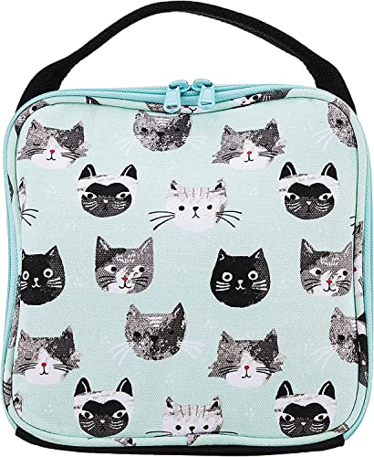 NOW DESIGNS Cat's Meow Lunch Bag, 1 EA